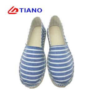 Mens Striped Espadrilles