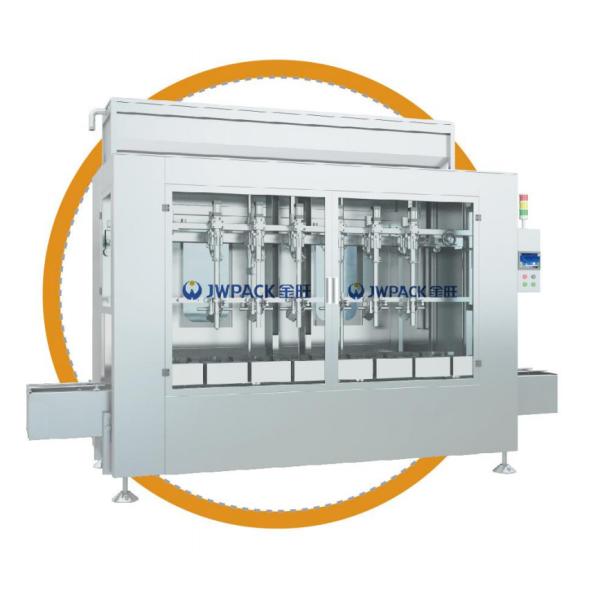Liquid Detergent Pesticide Solvent Bottle Filling Machine 24 Bpm 7.5KW