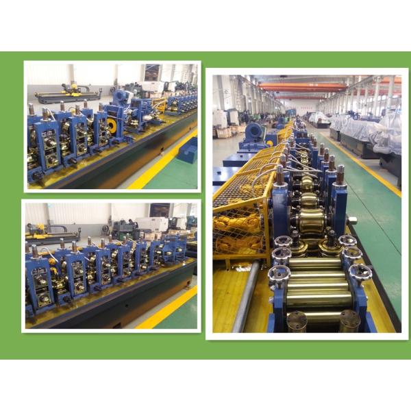 Automatic Steel Pipe Welding Machine With Flying Saw 0.7 mm - 2.0 mm Wall Thickness