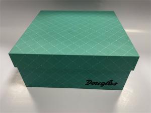 China Customized Logo Rigid Gift Box Green Cardboard Gift Boxes With Lids wholesale