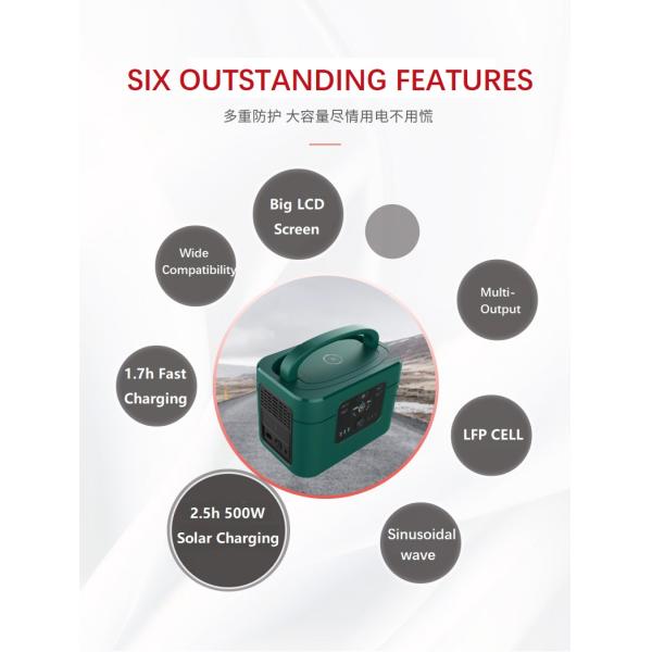Fast Charging Portable Lithium Generator Battery 1000w 1200w OEM