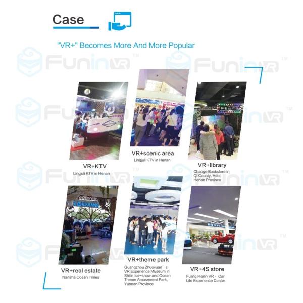 220V 9D Virtual Reality Simulator / Amusement Park 360 Degree Movie Theater