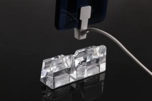COMER anti-theft devices for mobile phone holders with charging cable and alarm sensor devices