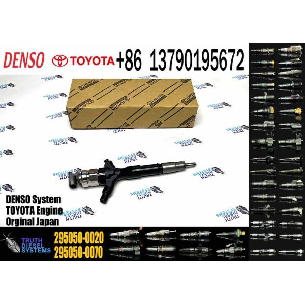 1KD 2KD Injector 295050-0020 23670-30190 for Toyota 1KD-FTV 2KD-FTV Diesel Fuel Injector