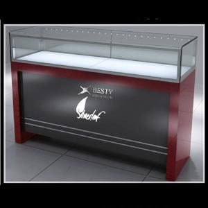 China high quality customized jewellery display counter jewels stand jewelry showcase on sale