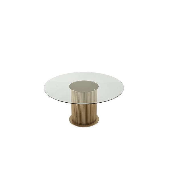 Dining Room Furniture Stainless Steel Tables French Style Tempered Glass Dinning Table Set