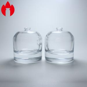 China 90ml Clear Cosmetic Perfume Moulded Glass Bottle wholesale