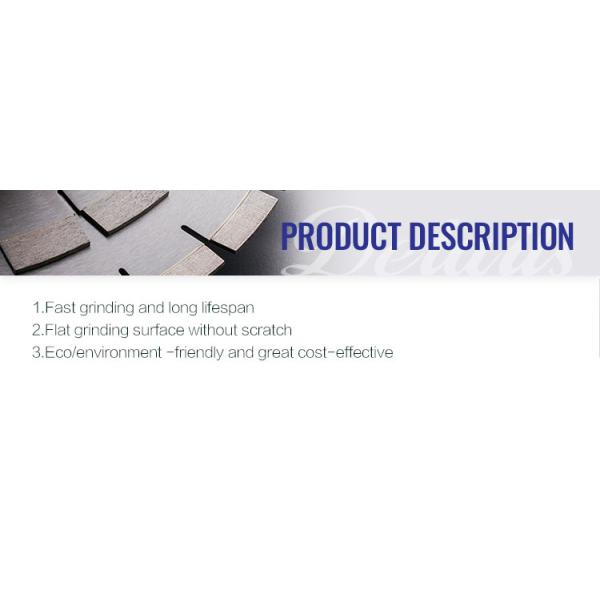 Diamond Fickert for Granite Stone Grinding 17-25mm Working Layer Thickness Grit 24 -240