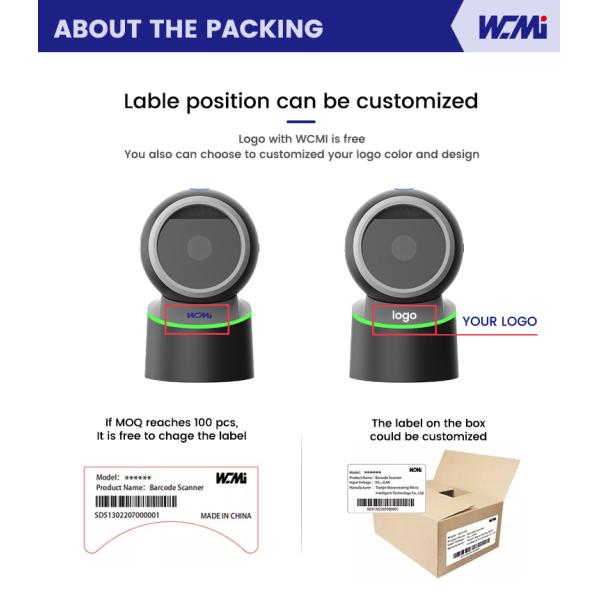 A Alipay 2D Barode Scanner Pdf417 Qr Code Reader for Supermarket Driver License 2D Bar Code Reader Barcode Scanner