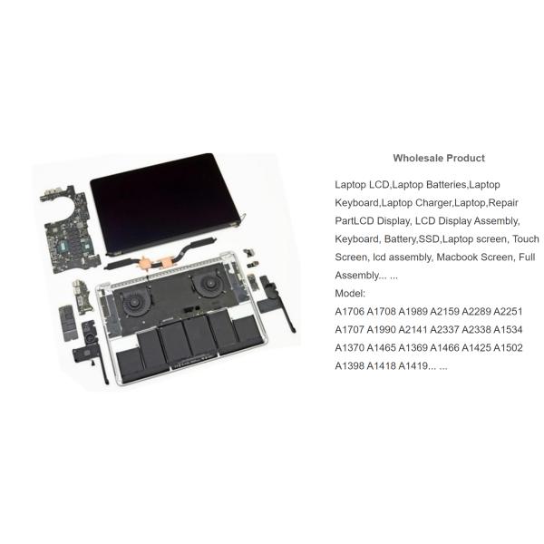 Glass Trim Logo Macbook Air LCD Panel For A1706 A1707 A1708 A1989
