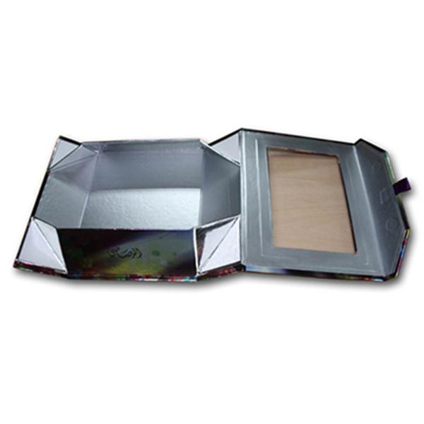 Quality CMYK / Pantone Printing Folded Paper Box With Window FSC Approval for sale