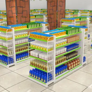 Affordable Price Beautiful Design Used Gondola Shelving Supermarket Shelves