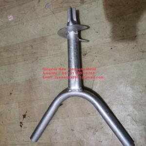 ASTM A153 HDG 580mm 120KN ground screw post anchor