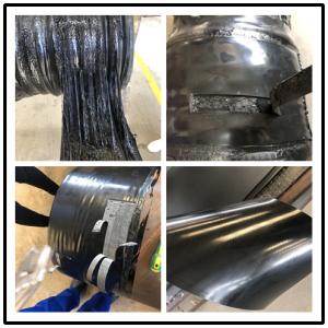 Pipeline Field Joint Protection Pre Insulation Pipe Joints With 5tons/Day