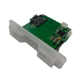China Manual Insert 60mA RS232 Semi Transparent Bezel IC Card Reader wholesale