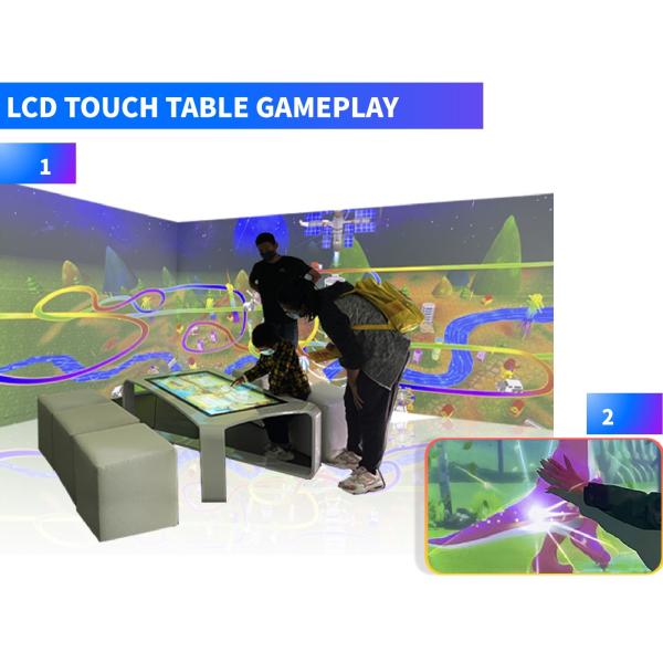 Immersive Drawing Interactive Wall Games Seamless Multi Projection Fusion Technology