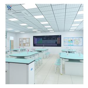Smooth Flameproof Biology Lab Table Secure Bench Furniture For Experiment