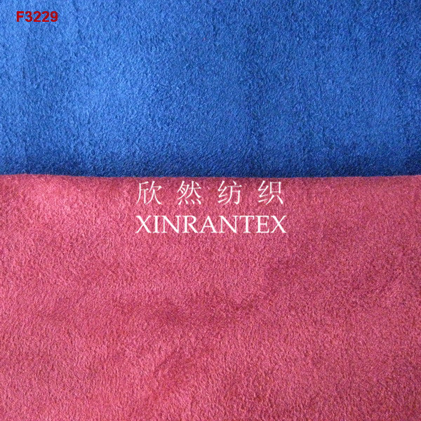 F3229 micro fibre suede fabric 105DX450D 57/58"