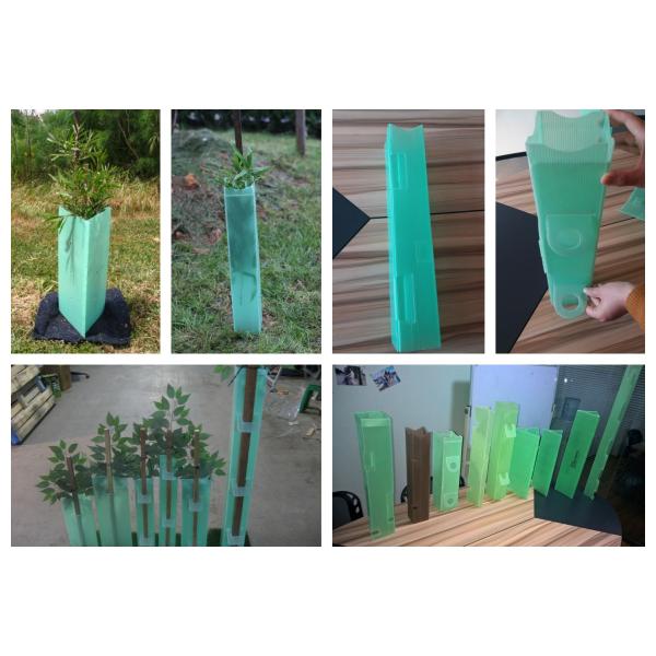 Square Triangle Corrugated Corflute Tree Guard Vine Protector