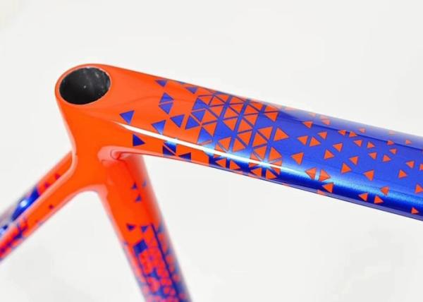 Quality Vivid Patterns Cool Cycling Stickers , Road Bike Frame Decals Water Resistance for sale