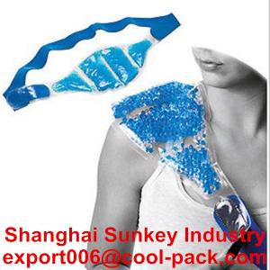 China gel beads hot cold pack for neck and shoulder on sale