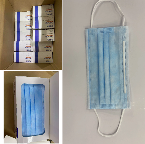 3 Ply Melt Blown Mint Smell Disposable Face Mask