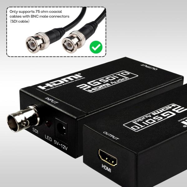 LN-S008 SDI To HDMI Converter Single Direction With Audio Durable Construction