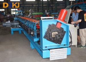 China 16 Stations 3mm Upright Rack Rolling Machine With Hydraulic Cutting wholesale