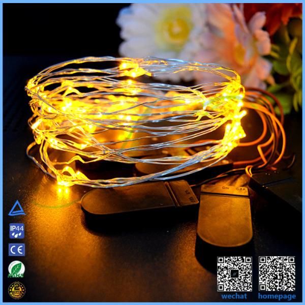 LED copper wire string light battery powered