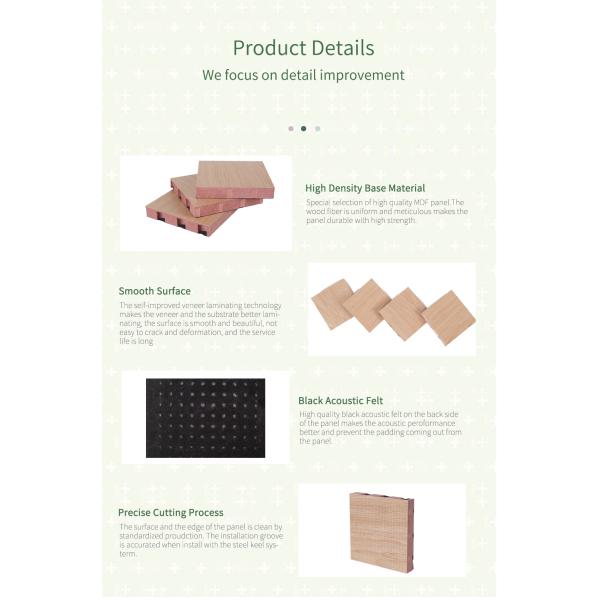 Contemporary Design Micro Perforated Acoustic Panels For 0.5mm Micro Hole