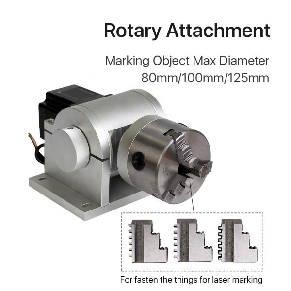 D80/D100/D125 Fiber Laser Welding Machine Parts For Rotary Fixture Attachment Table 3 Chuck