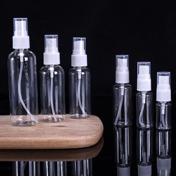 atomizador de plastico botella spray bottle 30ml 50ml 60ml 100ml 120ml pet botella de plastico spray