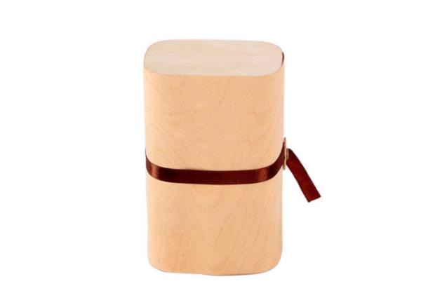Quality Soft Custom Shape Balsa Wood Candy Box Tree Bark Box For Tea Packaging for sale
