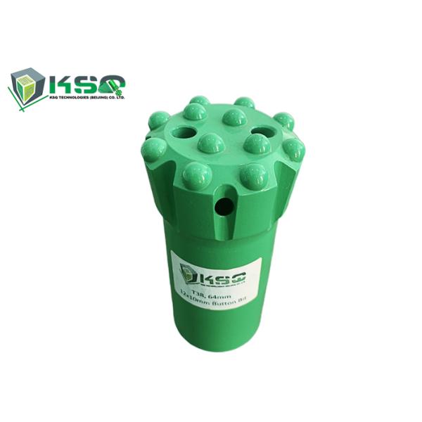 Top Quality Rock Drill Bit T38 64mm Flat Face Thread Button Bit for Surface and Underground Mining