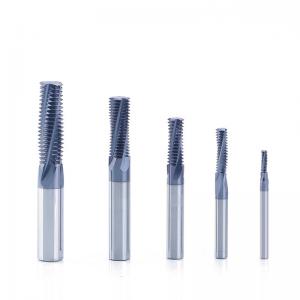 China Composite Coating Carbide Thread Milling Cutter  Multiple Teeth For Hard Material on sale