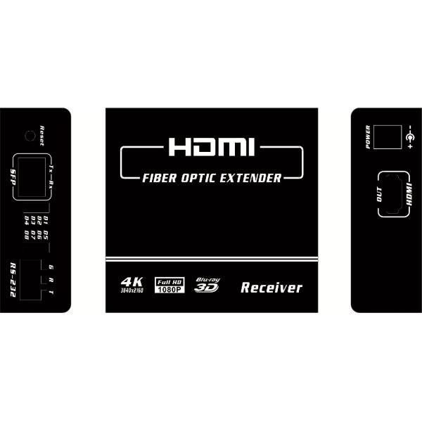 Fiber Converter 60KM 4K HDMI Video Fiber Optical Extender Over Ethernet With EDID