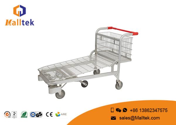 Quality Heavy Duty Industrial Material Handling Trolley Transport Cargo Trolley With 5 Wheels for sale