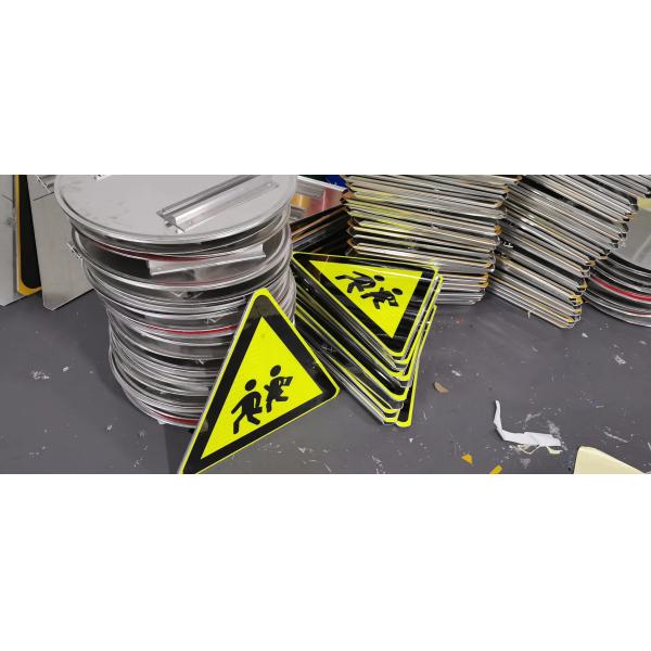 Custom Factory Price Safety Signage Reflective Aluminum Street Sign White Blank Metal Sign Making Traffic Stop Signs