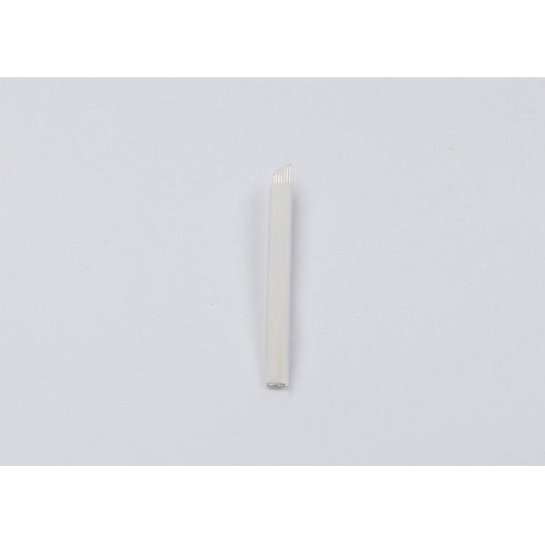 Minimum Trauma 0.25mm 9 Pin White Curve Blade For 3D Eyebrow Microblading Pen