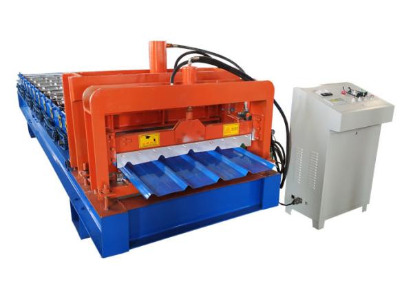 Quality High Build Roofing Sheet Roll Forming Machine 12 Forming Steps With PLC Automatic Program for sale