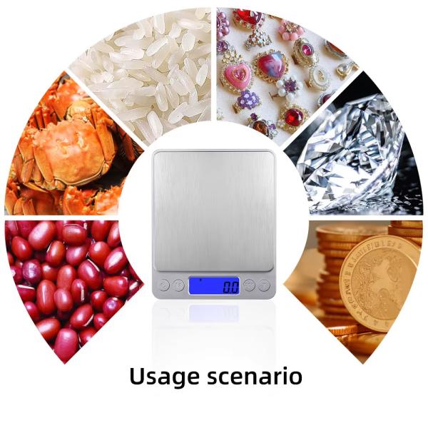 5kg 11lb Stainless Steel Household Digital Food Scale 5kg/1g