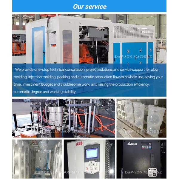Highly Automated Christmas Ball Plastic Blow Moulding Machine For Bottle Production