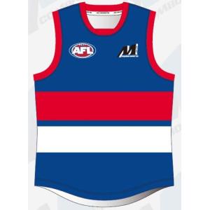 China Custom 4XL Afl Football Jumpers , 300gsm Afl Player Issue Guernsey wholesale
