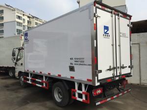 China Foton Aumark Special Car Refrigerator Box Freezer Truck 4x2 wheels for best heat insulation wholesale