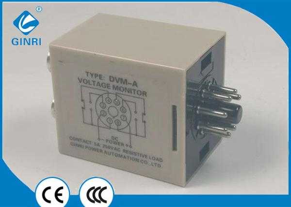 Quality Undervoltage 12V DC Current Monitoring Relay 2 C/O Output Contacts for sale