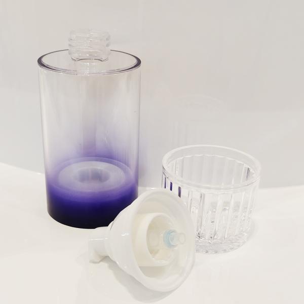 Eco-friendly Airless Pump Spray Bottles 15ml 30ml 50ml 50g 100g for Cosmetic Packaging Plastic Type AS PP Round Shape