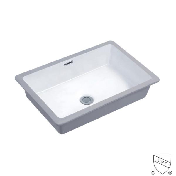Quality Modern Under Mount Installation Hand Wash Basin Rectangular Sink for sale