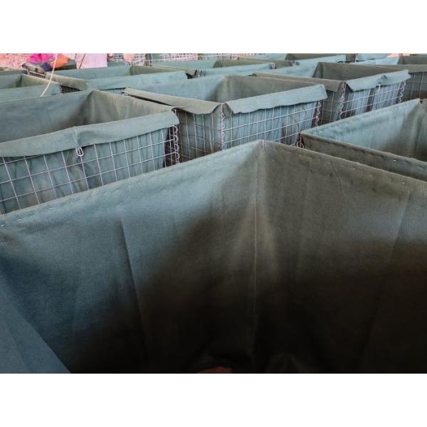 Zinc Coated itary  Barriers 4mm-5mm Spiral Dia with Heavy Duty 2mm Non woven Polypropylene