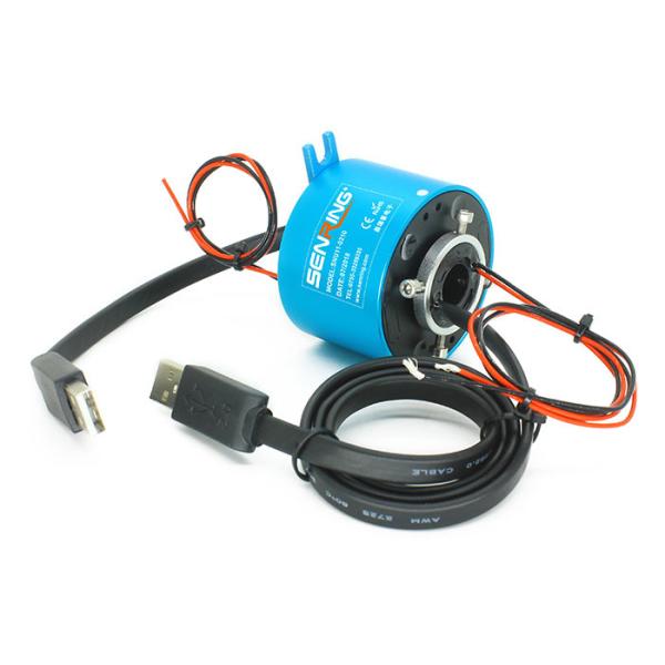 China Custom Industrial HDMI Signal Slip Ring Hole 12.7mm OD 86mm wholesale