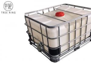 China Steel Caged Tote Stackable Ibc Liquid Storage Containers Tanks 500L / 132Gallon LLDPE wholesale